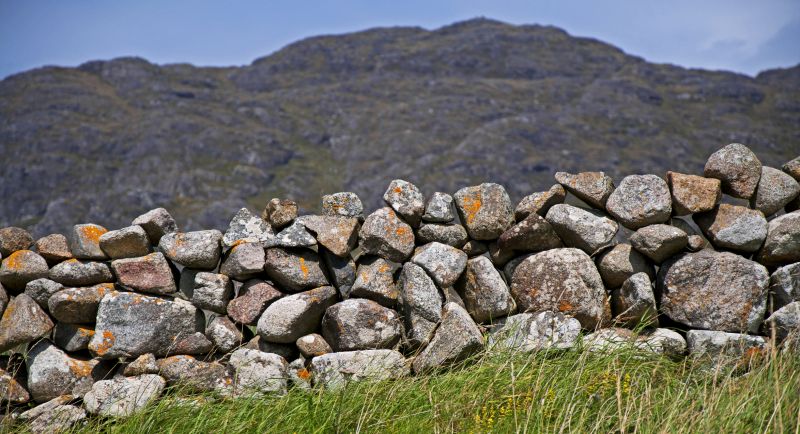 Stone Wall Installation