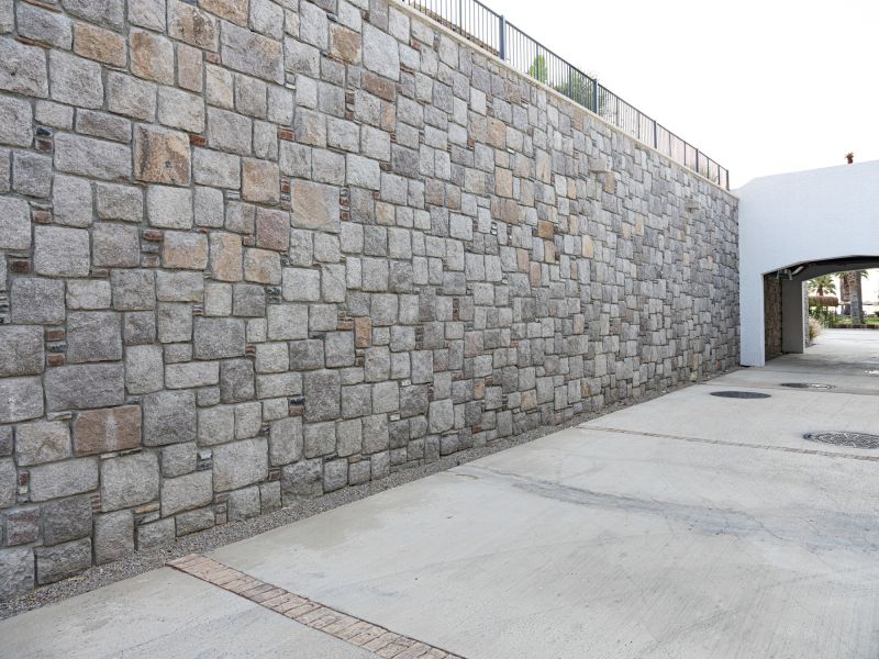 Stone Wall Installation