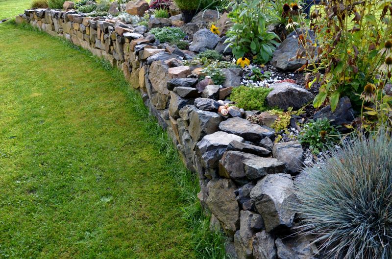 Stone Wall Installation