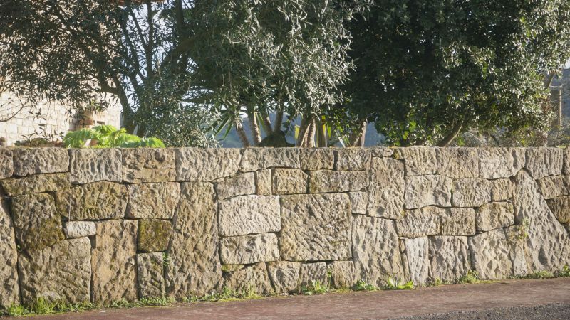 Stone Wall Installation